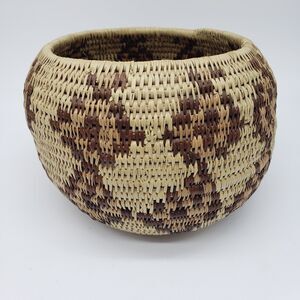 Vintage Hand-crafted Basket - Yucca, Willow, and Cats Claw‎ Tohono O'odham?